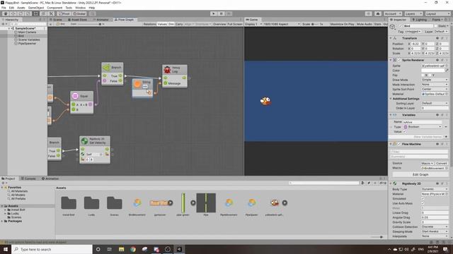 Flappy Bird Bolt Tutorial pt. 3 | Collisions and Game Over смотреть онлайн