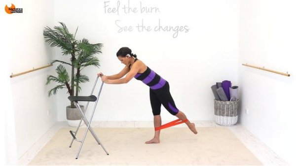 25 MIN BARRE BOOTY WORKOUT WITH BAND // Barlates Standing Barre Glutes