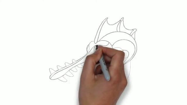 как нарисовать рыбу-пилу,how to draw a fish-saw,cómo dibujar un pez-sierra смотреть онлайн