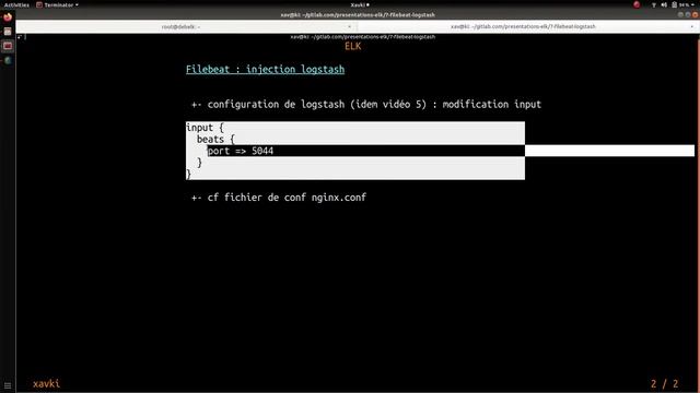 ELK - 7. FILEBEAT : INPUT FILES ET OUPUT LOGSTASH смотреть онлайн