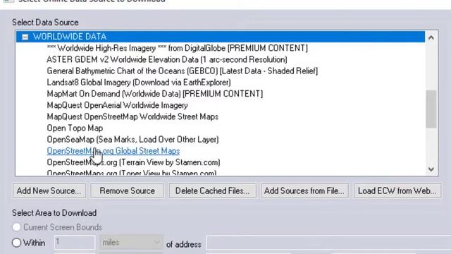 Global Mapper load open street map смотреть онлайн