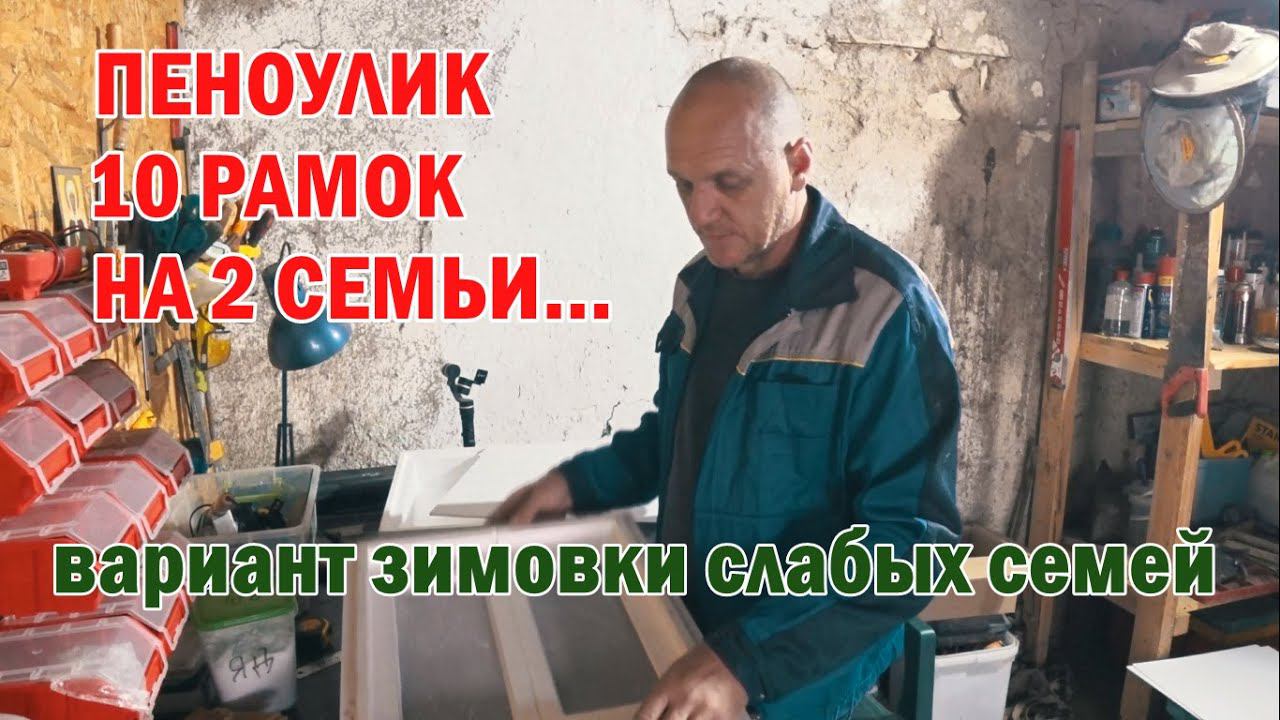 ПЕНОУЛИК 10 РАМОК НА 2 СЕМЬИ... смотреть онлайн