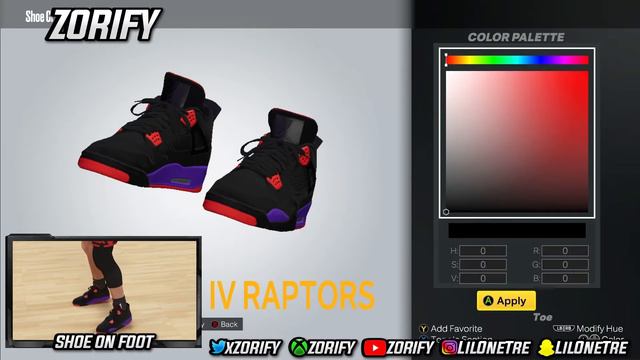 NBA 2K23 Next Gen Shoe Creator - Air Jordan 4 "Raptors" смотреть онлайн