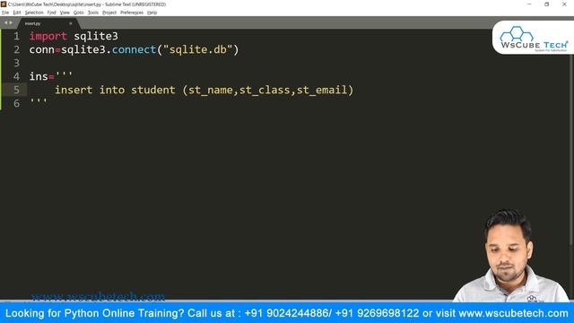 Insert Query - How to Store Data in Database | Python Tutorial смотреть онлайн