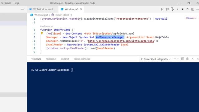 PowerShell Pro Tools WPF Designer integration in Visual Studio Code смотреть онлайн
