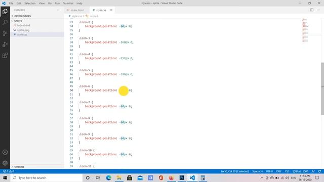 How to Create an Icon Image Sprite in HTML and CSS | Web Development Skills смотреть онлайн