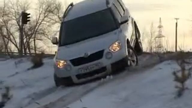 Тест драйв ŠKODA Yeti 4x4 1,8 TSI Авторейтинг, декабрь 2011 смотреть онлайн