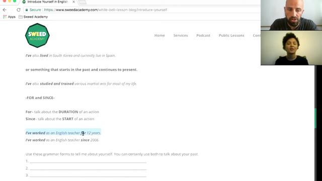 Learn PRESENT PERFECT and PAST SIMPLE with a student смотреть онлайн