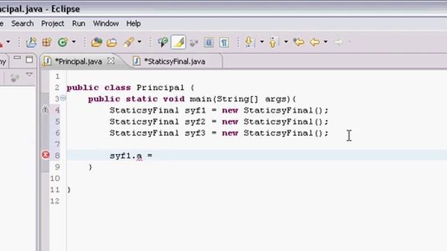 Tutorial Java en Español - Capitulo 23 - Static y Final смотреть онлайн