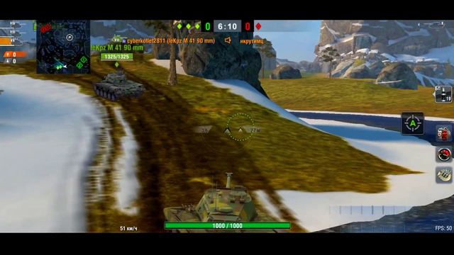 Кто Победит? | Е50 М VS (2) leKpz M41 90 И M41 Buldog | DanSnet Blitz смотреть онлайн