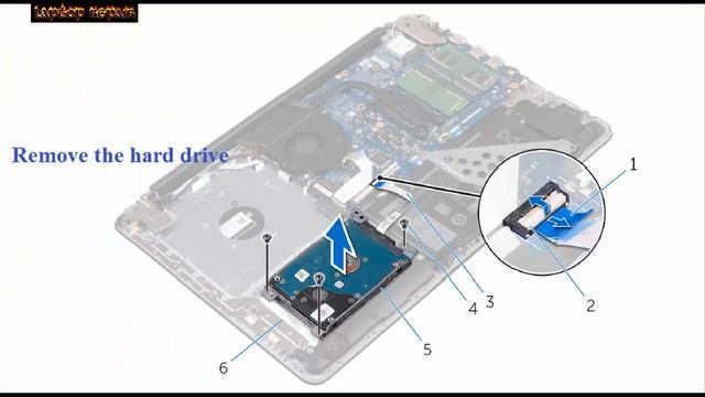 How to disassemble DELL INSPIRON 15 - 5565 смотреть онлайн