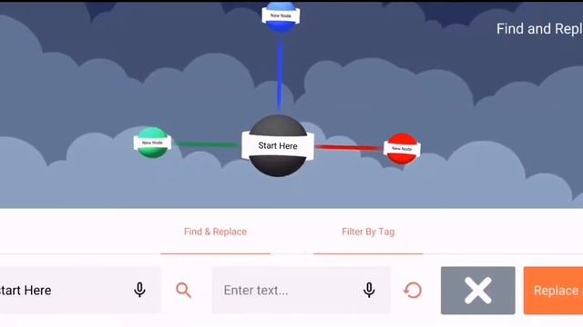 How to find and replace node labels in Mind Map AR смотреть онлайн