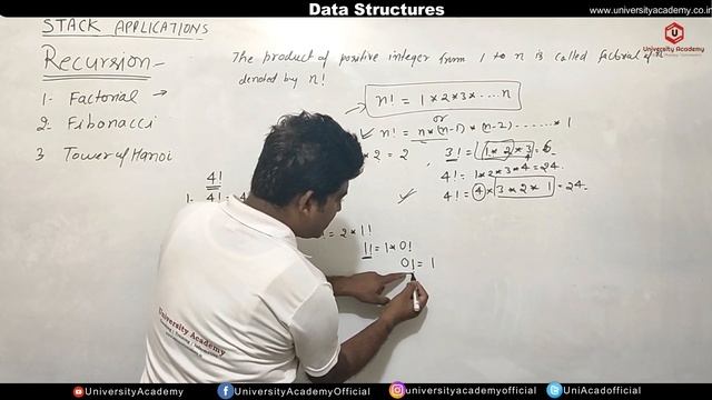 DSUC46: Recursive Algorithm for Factorial | Stack Implementation of Factorial | Data Structure смотреть онлайн