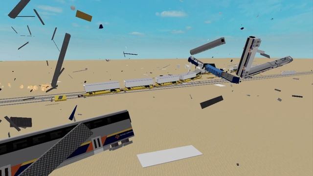 Roblox Train Crashes And Explosions смотреть онлайн