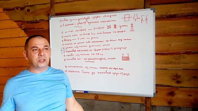 Деревянные Полы В Частном Доме. Лаги Для Пола. Полы В Доме (Часть 1) смотреть онлайн