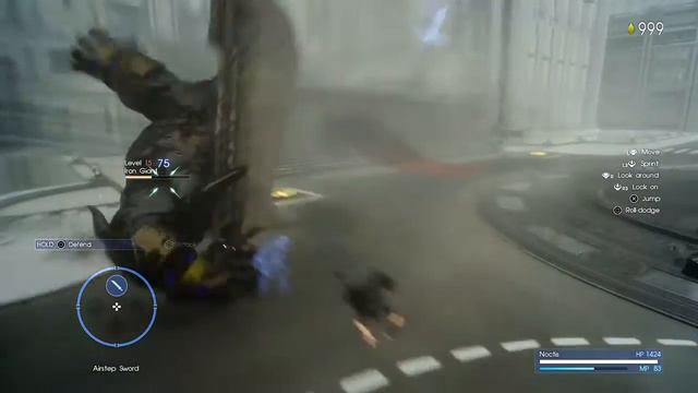 FINAL FANTASY XV: Platinum Demo-Iron Giant (Airstep Sword Only/No Damage/No Arminger/No Warpstrike. смотреть онлайн