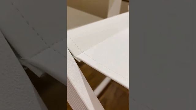 Стульчик для сумок с верхом из матовой экокожи белый смотреть онлайн