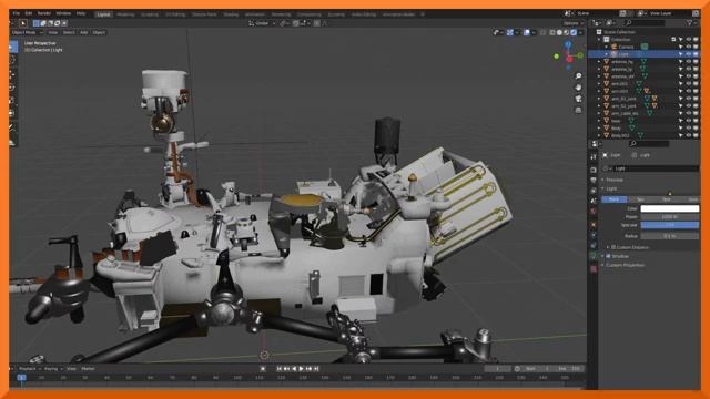 Mars Fun Activity - import 3D models from NASA into Blender смотреть онлайн
