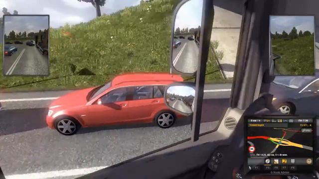Euro Truck Simulator 2 - Пробки? Знаем, любим, создаем. смотреть онлайн