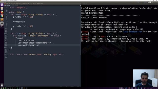 #Scala - Your First Programming Language - Part 21.2 - Exceptions & Other Error Handling Techniques смотреть онлайн