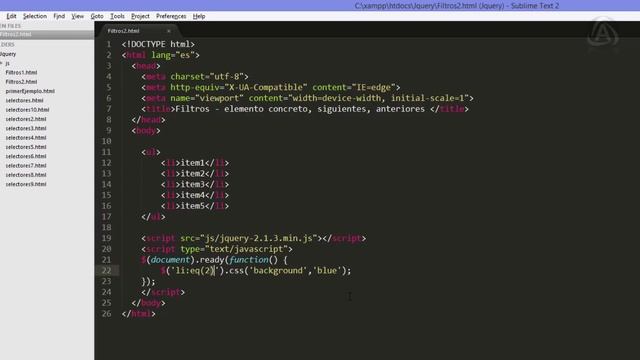 9 Cursos de JQuery - Filtros 2 смотреть онлайн