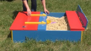 Детская песочница с крышкой "Бабочка"