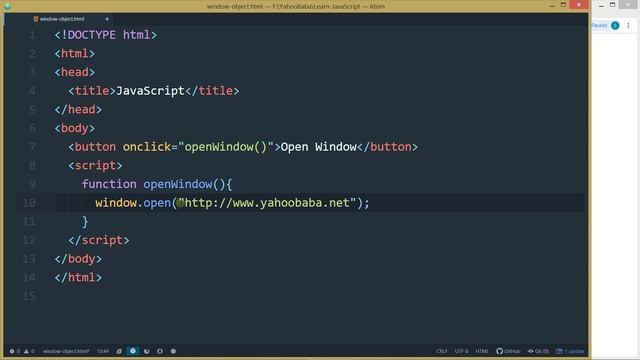 JavaScript Window Open & Close Method Tutorial in Hindi / Urdu смотреть онлайн
