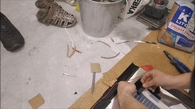 Пленочный теплый пол.Монтаж. смотреть онлайн