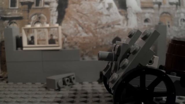 WW2 Lego Battle of Budapest 1944 "T-34 Tank Attack" смотреть онлайн
