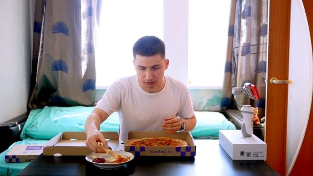 Пицца Food Taxi ОБЗОР ДОСТАВКИ смотреть онлайн