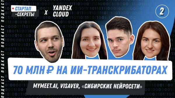 Бизнес на ИИ #2: Нейросети переводят речь в текст / mymeet.ai, ViSaver, Сибирские нейросети/Подкаст