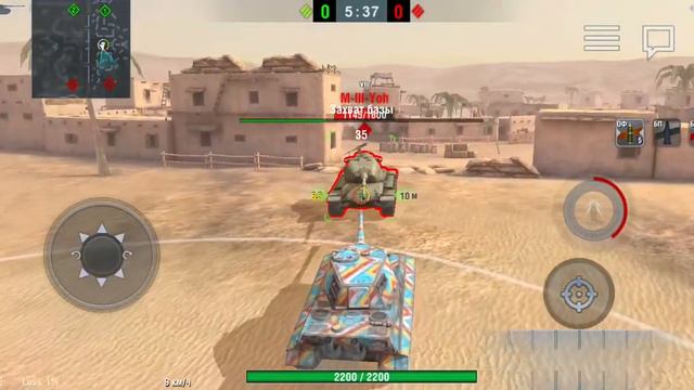World of Tanks Blitz -Куда пробивать M-3-Yoh смотреть онлайн