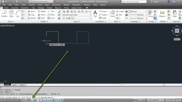 AutoCAD 2012 Beginner Master in 3D/2D #9 How to Move Copy Rotate design смотреть онлайн