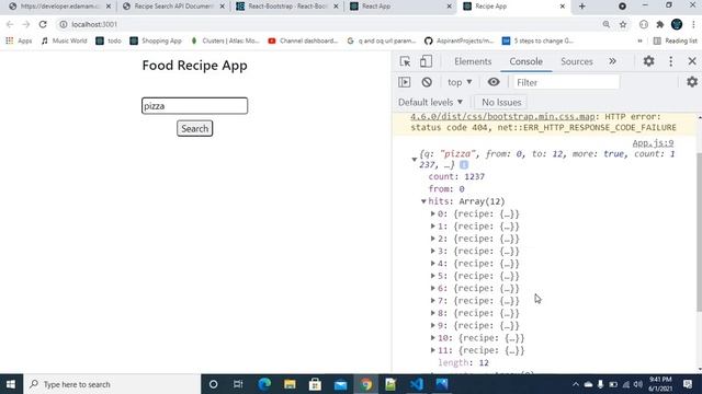 Food Recipe React App In Telugu | React JS Projects In Telugu смотреть онлайн
