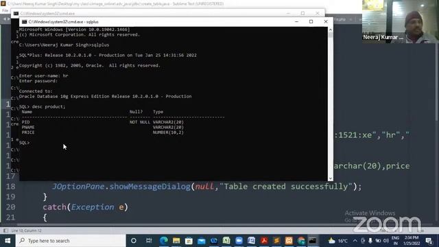 ADV. JAVA(IMPLEMENTATION OF JDBC USING ORACLE)FOR BCA AKU 5TH SEM,25-01-22 смотреть онлайн