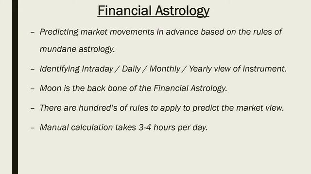 FINANCIAL ASTROLOGY | GETTING STARTED | SOLUTION TO COMPLEXITY смотреть онлайн