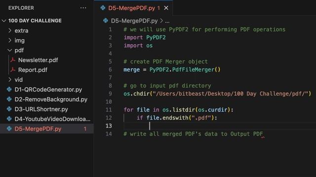 COMBINE MULTIPLE PDF's USING #python | AISHWARYA GUPTA #pdf #mergepdf #productivity смотреть онлайн