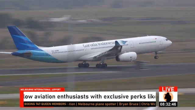 ?B747 CARGO SPECIAL | LIVE Plane Spotting At MELBOURNE AIRPORT AUSTRALIA With ? LIVE ATC!