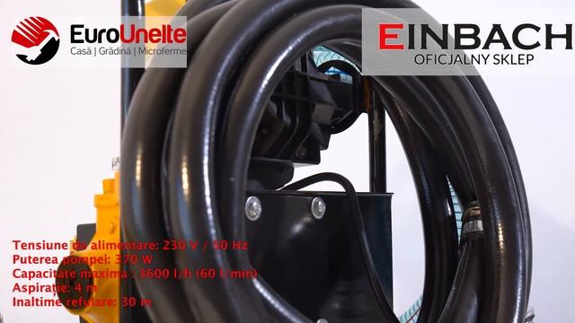 POMPA TRANSFER MOTORINA EINBACH DYSTRYBUTOR KMQ-40, 370W, 60L/MIN, PENTRU COMBUSTIBILI смотреть онлайн