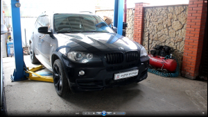 Замена передних правых нижних рычагов на BMW X5 2008  БМВ X5 3,0 Diesel