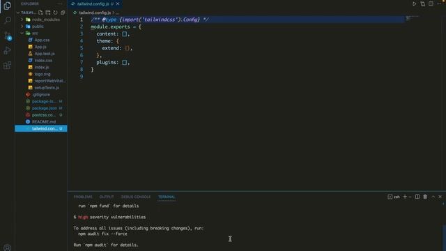 Install and Run Tailwind CSS with React App смотреть онлайн