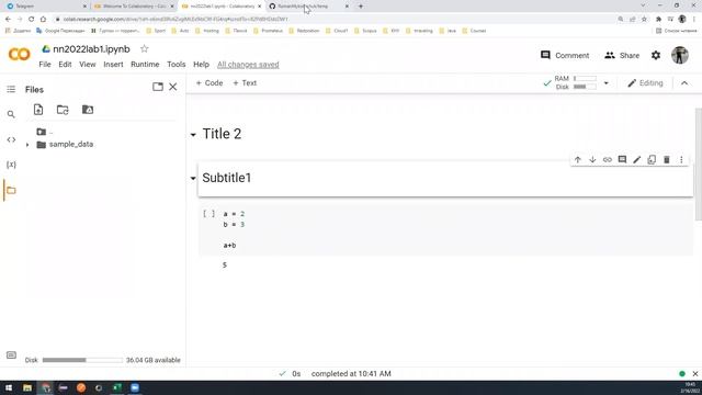 Work with Google Colab смотреть онлайн
