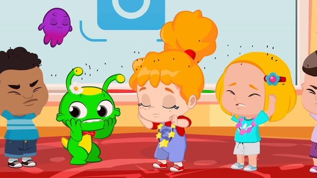 New video! Lice attack at school! ? Groovy The Martian and Phoebe help children to control head lic смотреть онлайн