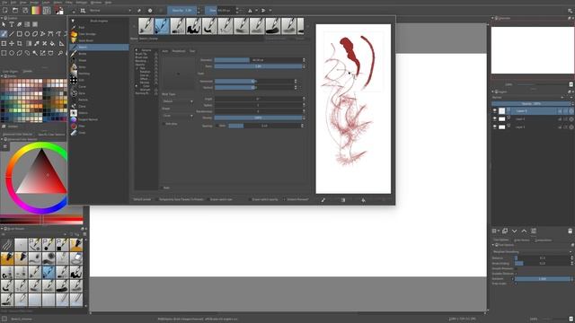How to Import and Adjust Brushes in Krita смотреть онлайн