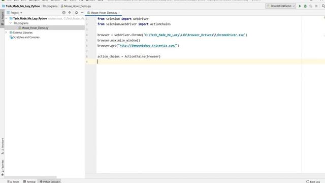 Python | Selenium | Mouse Over смотреть онлайн