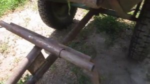 Адаптер от садовой тачки к мотоблоку