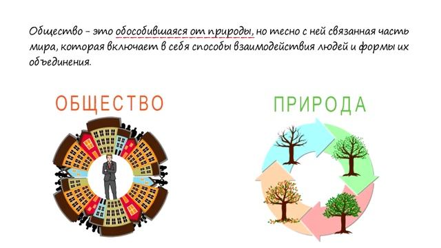 Видео-урок к теме "Общество и общественные отношения" смотреть онлайн