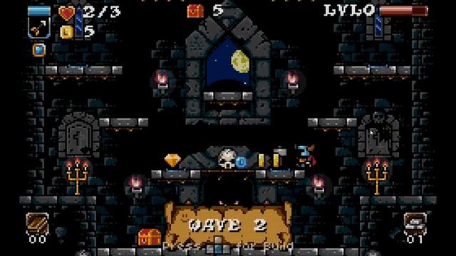 Lets play Jet Set Knights Steam Game Level 1 Graveyard. смотреть онлайн