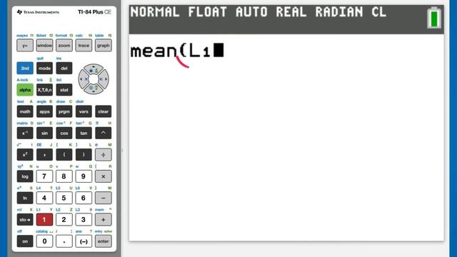 TI 84 Plus CE Mean Median Mode смотреть онлайн