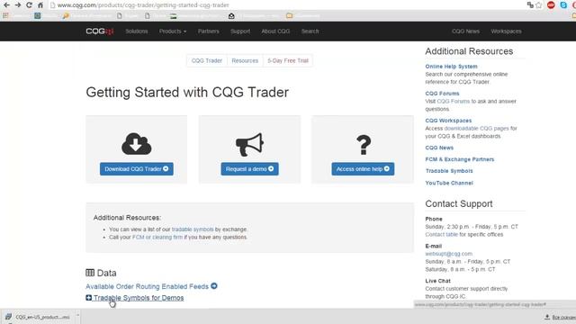 №4 - Подключаем demo платформы CQG Trader смотреть онлайн